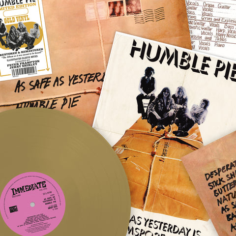 As Safe As Yesterday Is - Gold Vinyl